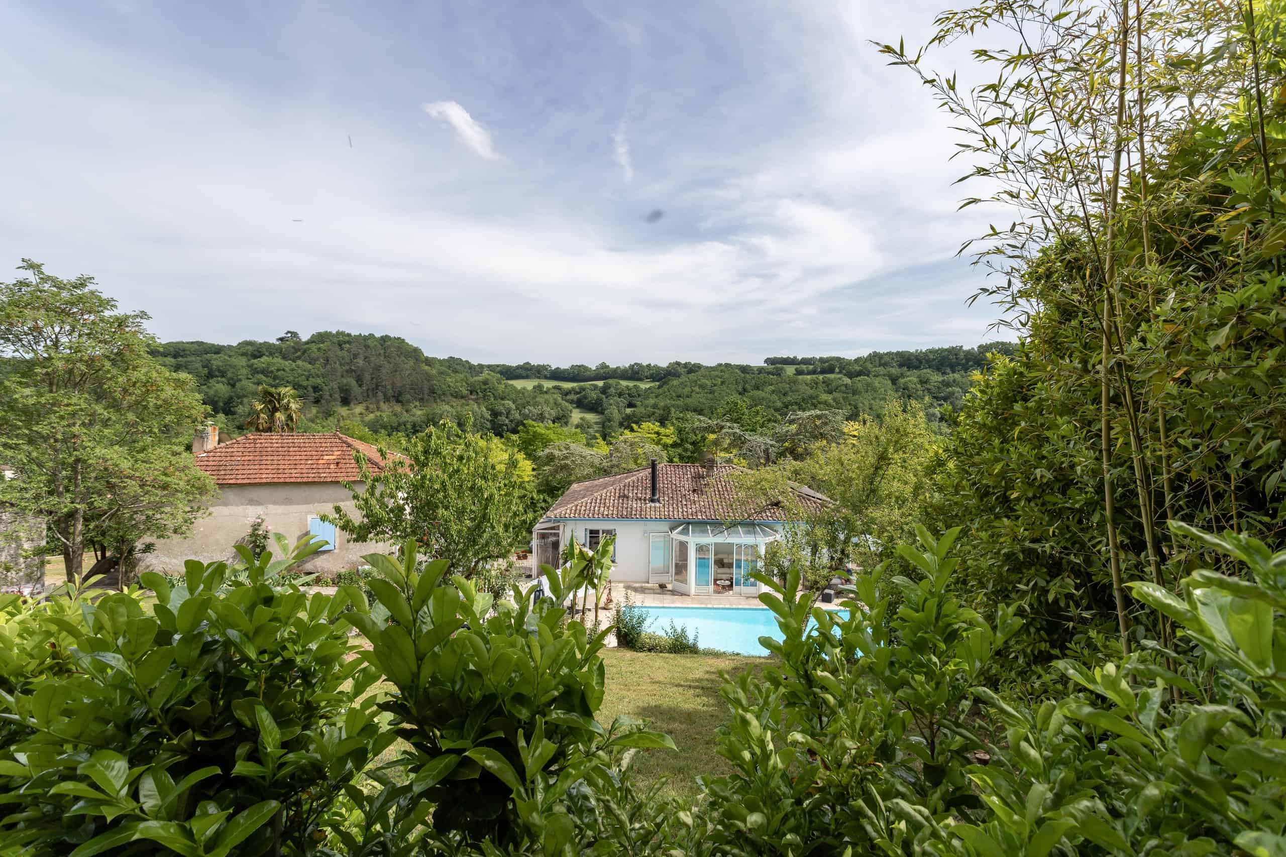 Country property with gite, stables and pool