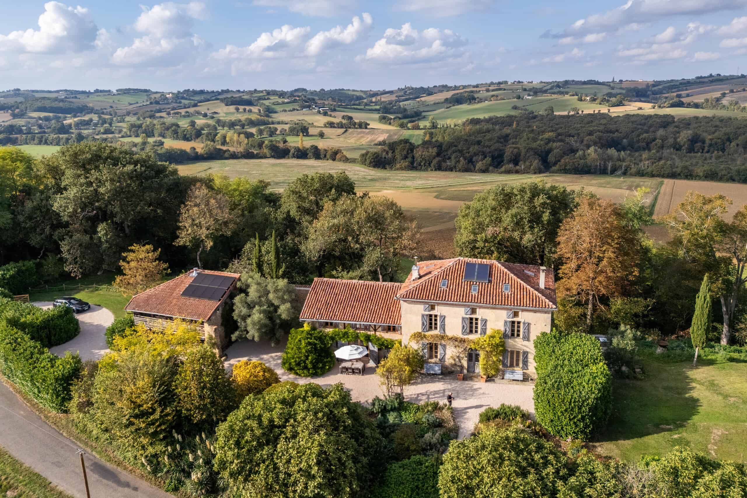 Propriété de campagne avec piscine