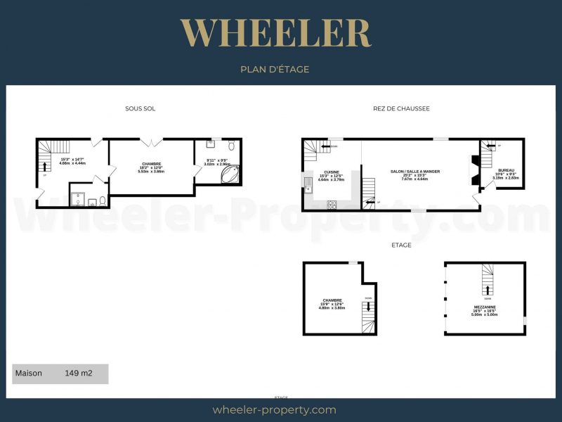 Plan d'étage-Maison-WMC334