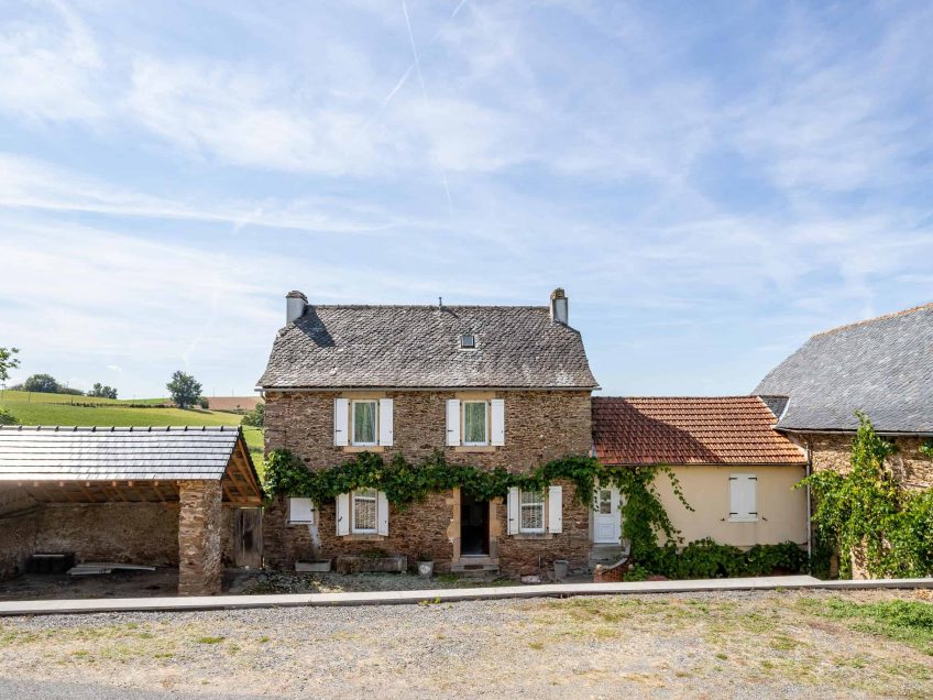 Stone farmhouse in the country