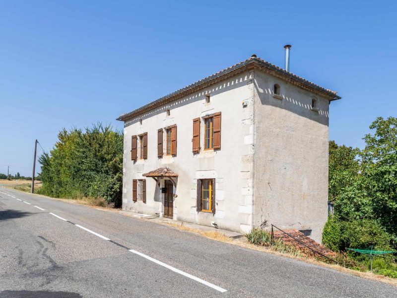 Village house with garden