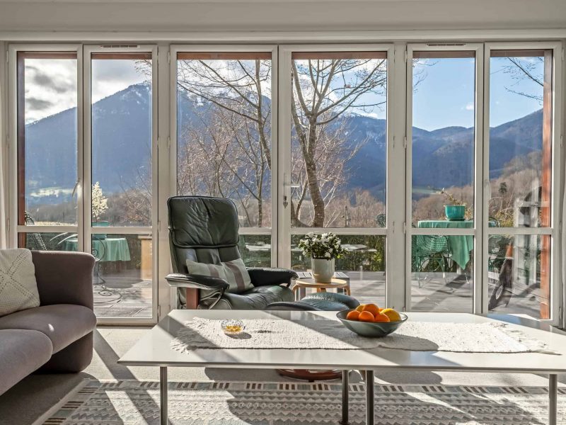 Architect designed house with garage and views