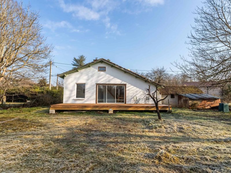 Village property with garden