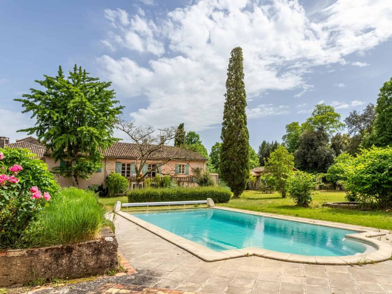 Village property with pool