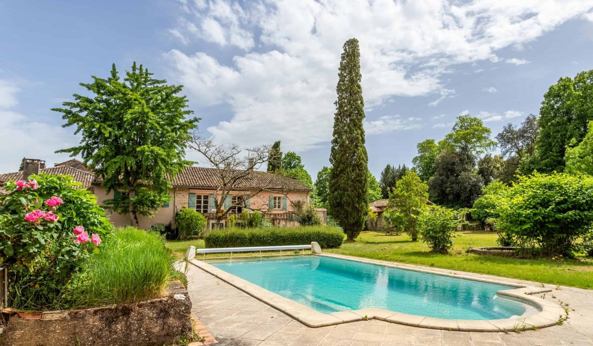 Village property with pool