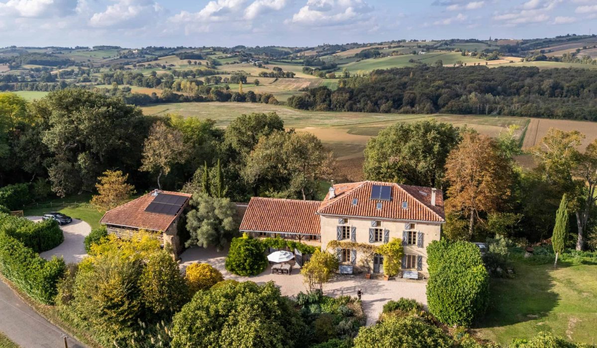 Propriété de campagne avec piscine