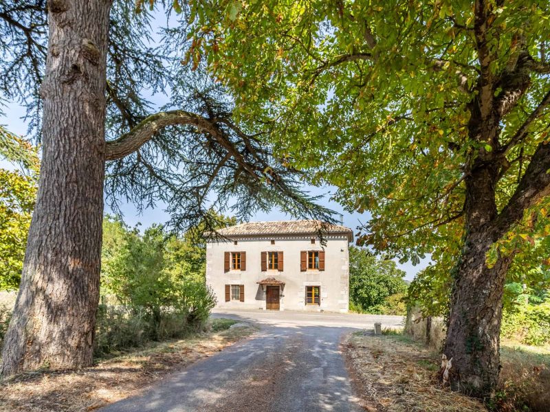 Village house with garden