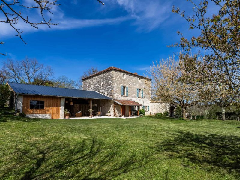 Country property with pool